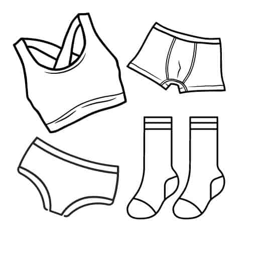 What to wear hiking in Australia - underwear & socks